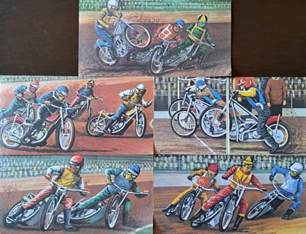 Speedway Cards x 5