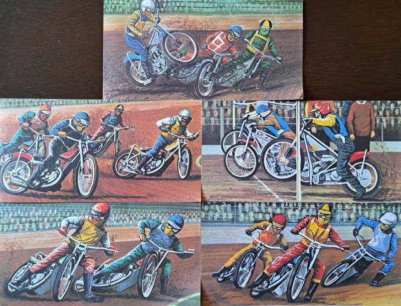 Speedway Cards x 5