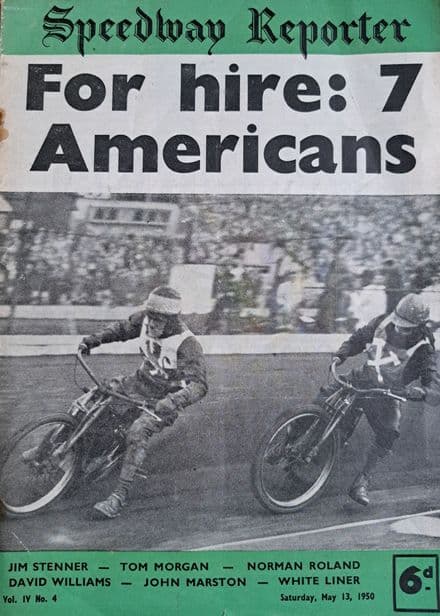 Speedway Reporter Vol IV No 4 (1950, May 13th)