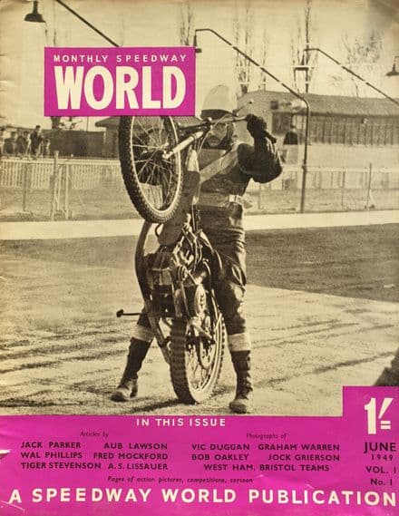 Speedway World Vol 1 No 1 (1949, Jun)
