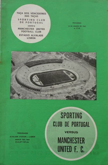 Sporting Lisbon v Manchester United, European Cup-Winners Cup (1964, Mar 18th)