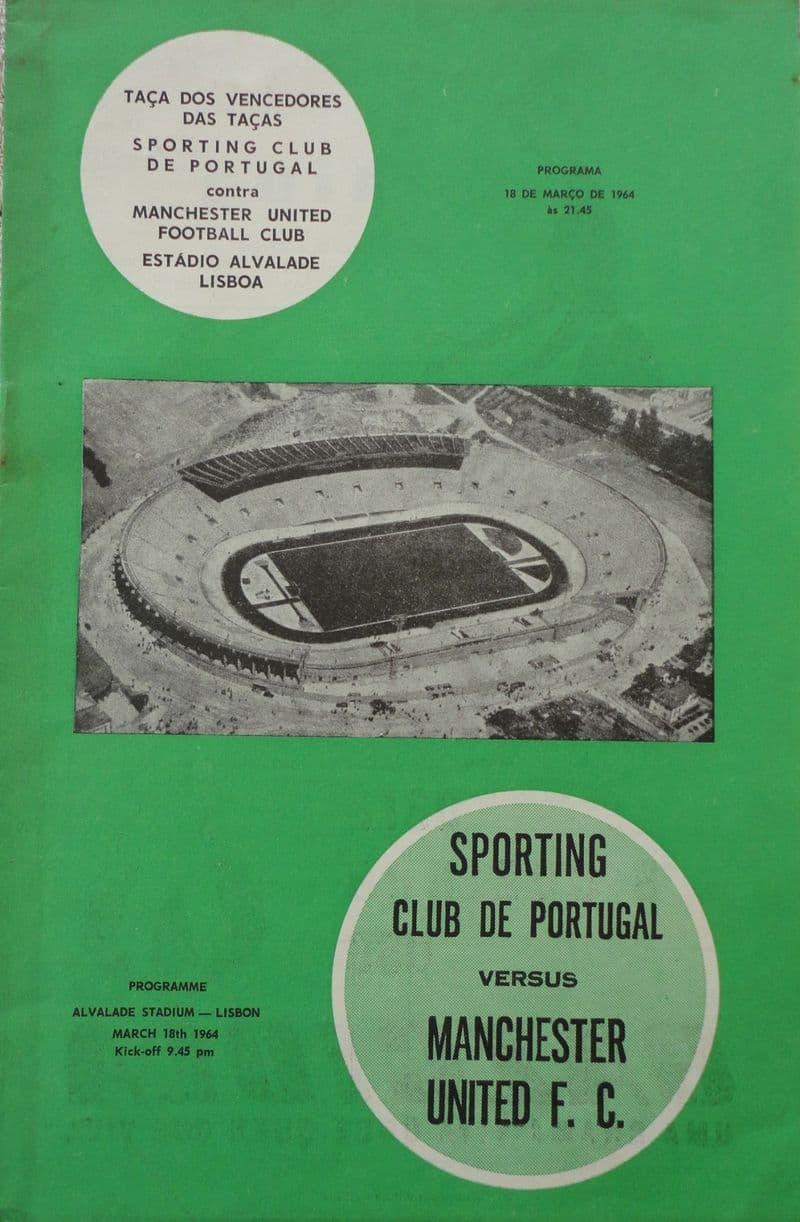 Sporting Lisbon v Manchester United, European Cup-Winners Cup (1964, Mar 18th)