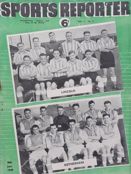 Sports Reporter, Vol 1 No.21 (1949, Jan 8th)