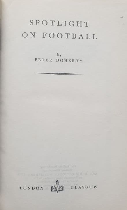 Spotlight on Football by Peter Doherty