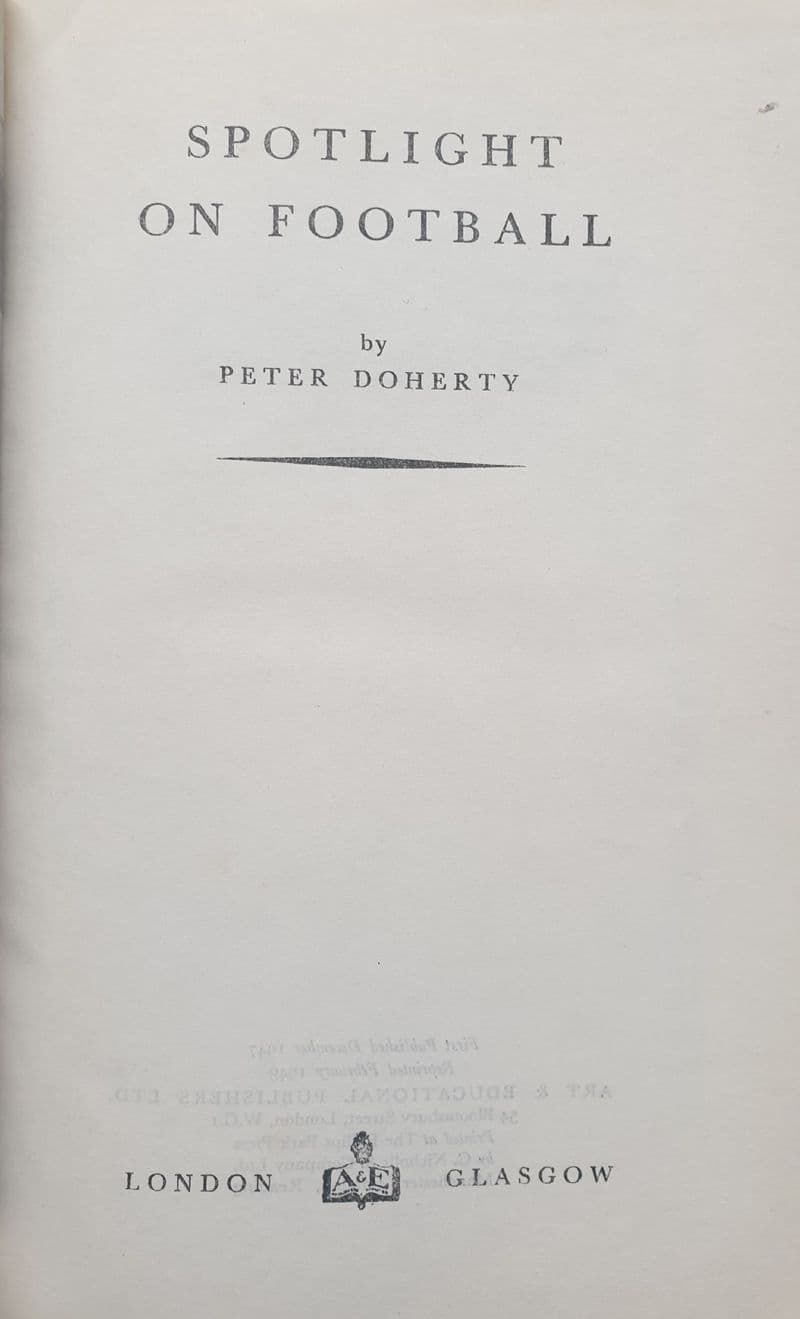 Spotlight on Football by Peter Doherty