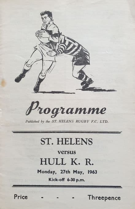 St Helens v Hull KR (1963, May 27th)