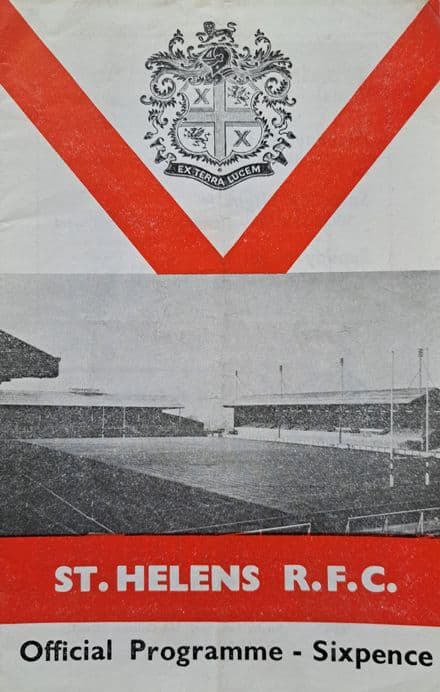 St Helens v Wakefield Trinity (1967, Aug 28th)