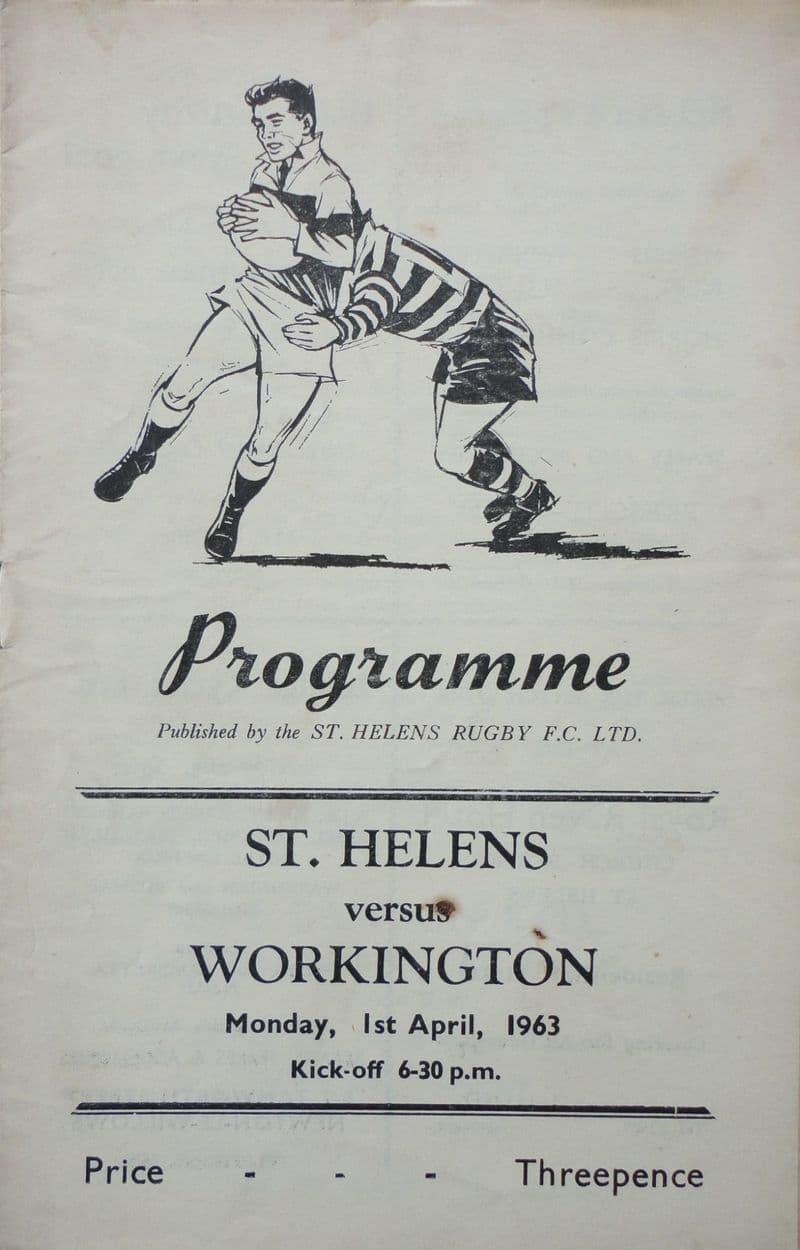 St Helens v Workington (1963, April 1st)