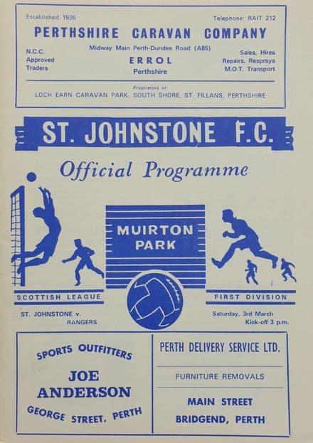 St Johnstone v Rangers (1973, Mar 3rd)