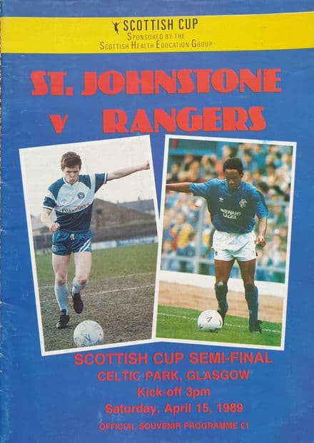St Johnstone v Rangers, Scottish Cup SF (1989, Apr 15th)