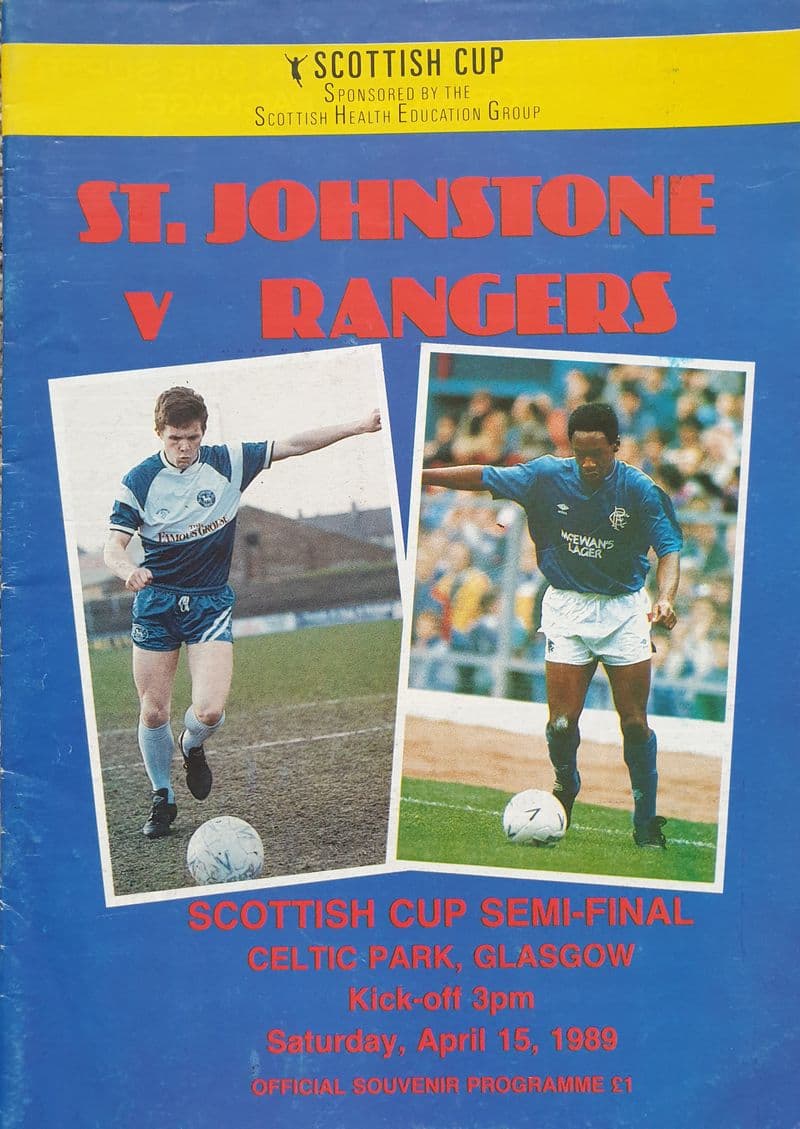 St Johnstone v Rangers, Scottish Cup SF (1989, Apr 15th)
