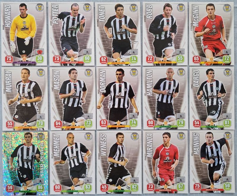St Mirren (2008-09 SPL Super Strikes) 15 Cards