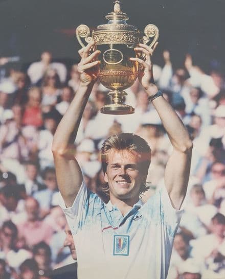 Stefan Edberg Colour Photo (Wimbledon, 1990)