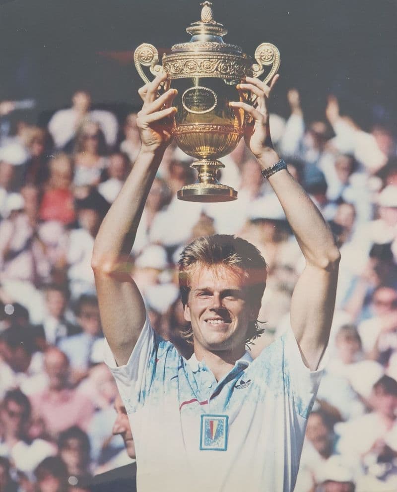 Stefan Edberg Colour Photo (Wimbledon, 1990)