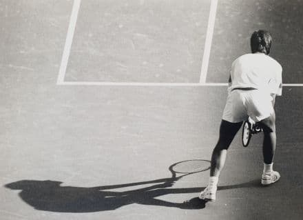 Stefan Edberg Press Photo (1991, Australian Open)