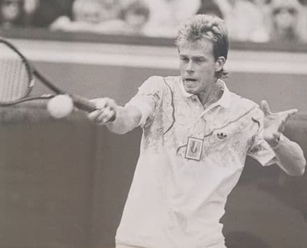 Stefan Edberg Press Photo "Forehand" (1990)