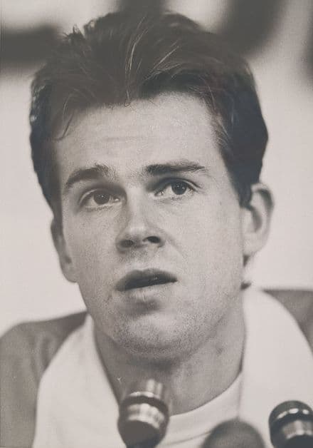 Stefan Edberg Press Photo "Press Conference"