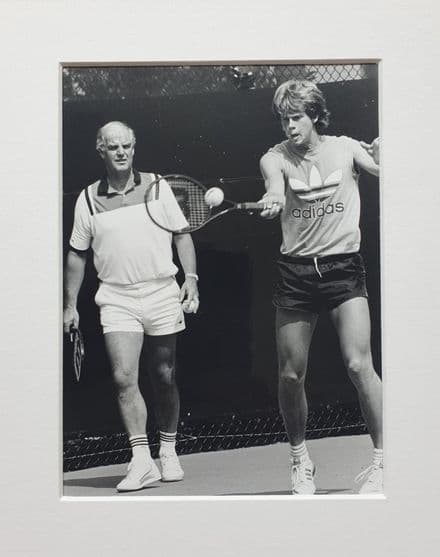Stefan Edberg & Tony Pickard Press Photo