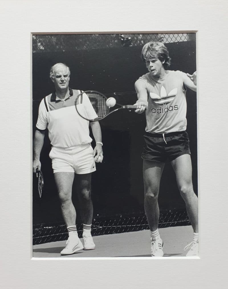 Stefan Edberg & Tony Pickard Press Photo