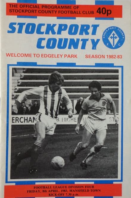 Stockport County v Mansfield Town, Div 4 (1983, Apr 8th)