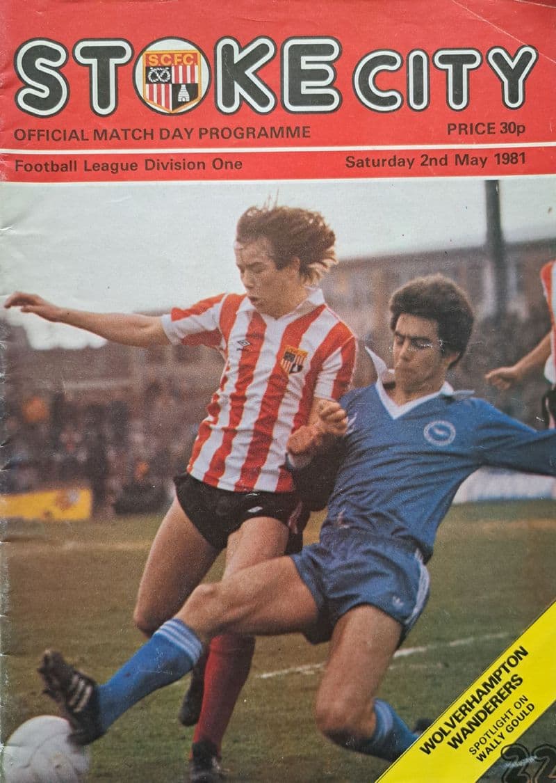 Stoke City v Wolves, Div 1 (1981, May 2nd)