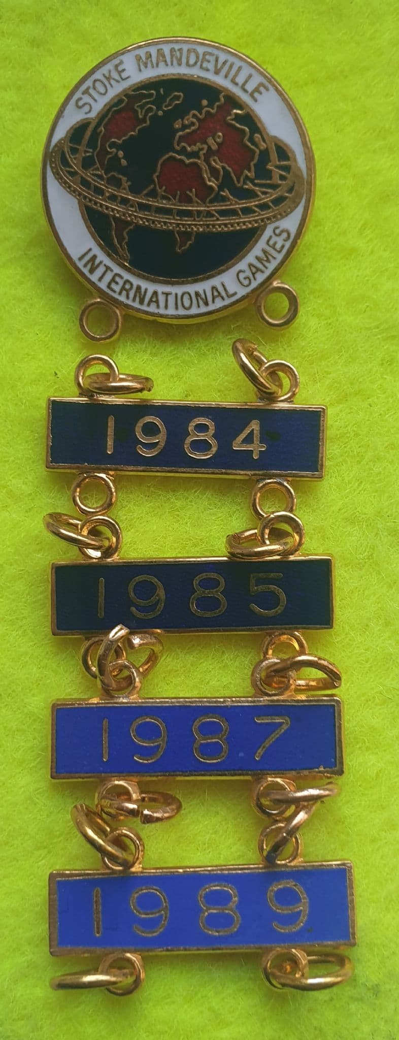 Stoke Mandeville International Games (White) Enamel Pin Badge