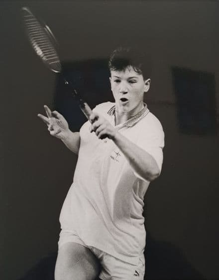 Stuart Silvester Large Press Photo "Forehand"
