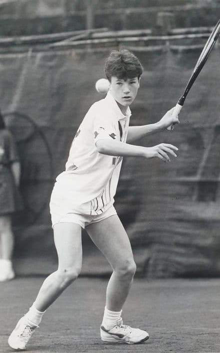 Stuart Silvester Press Photo "Forehand" (1989, JHC)