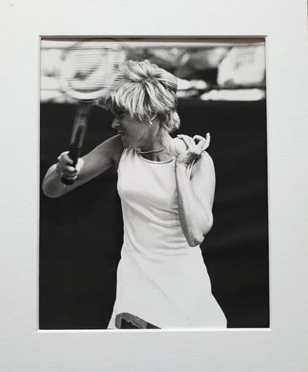 Sue Barker Press Photo "Forehand"