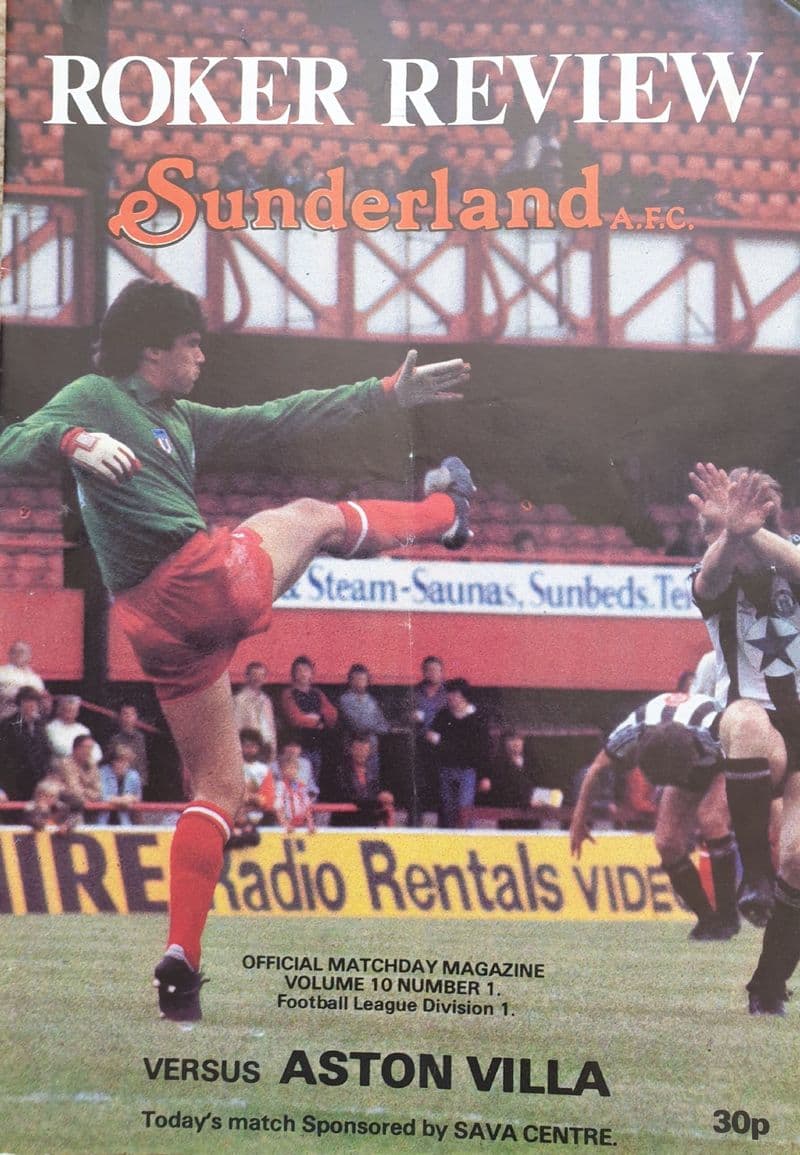 Sunderland v Aston Villa, Div 1 (1981, Sep 2nd)
