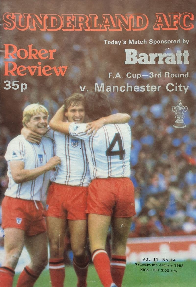Sunderland v Manchester City, FA Cup (1983, Jan 8th)
