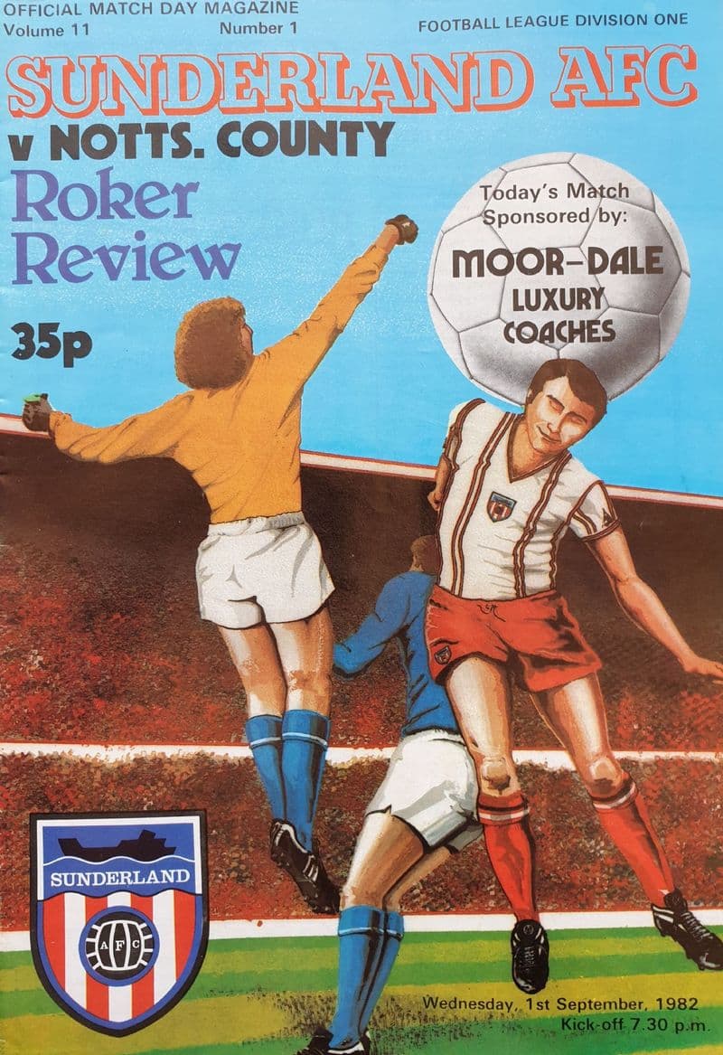 Sunderland v Notts County, Div 1 (1982, Sep 1st)