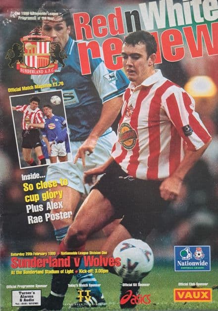 Sunderland v Wolverhampton Wanderers, Div 1 (1999, Feb 20th)