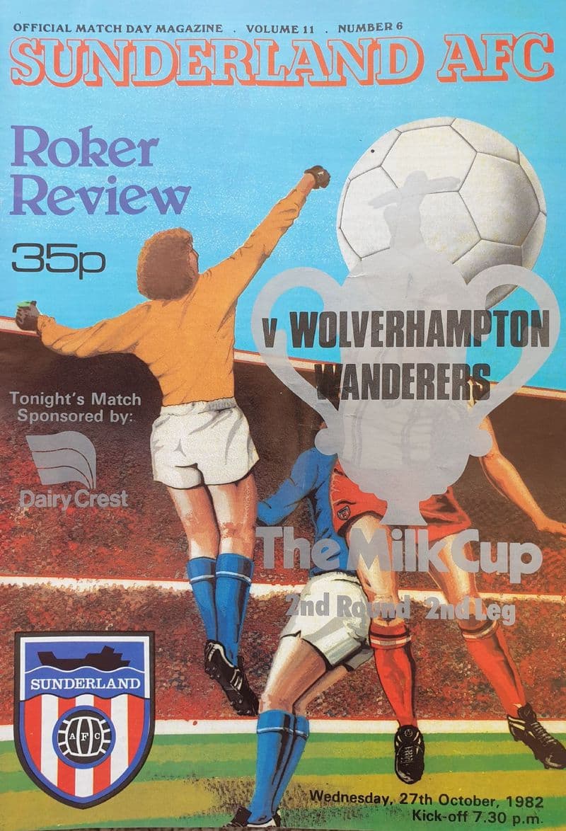 Sunderland v Wolves, Milk Cup (1982, Oct 27th)