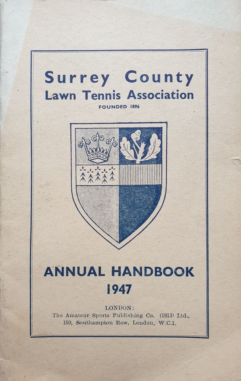 Surrey County LTA Annual Handbook (1947)