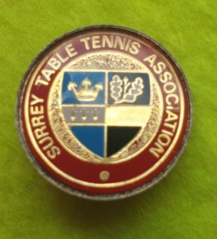 Surrey Table Tennis Association Pin Badge