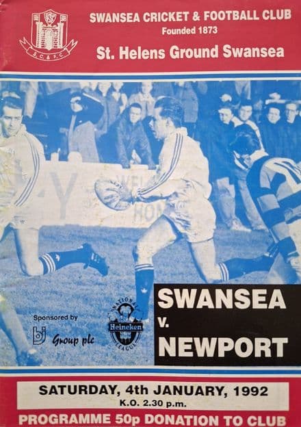 Swansea v Newport (1992, Jan 4th)