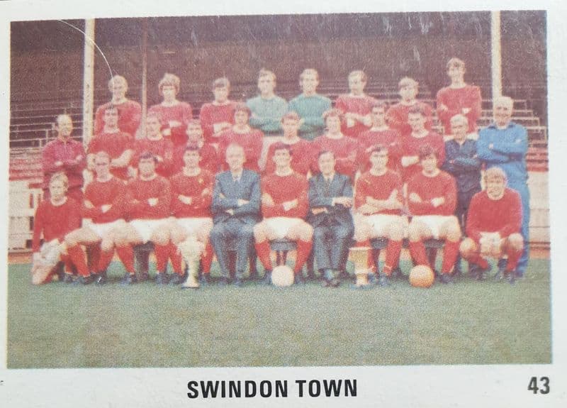 Swindon Town (Football Swap Card)