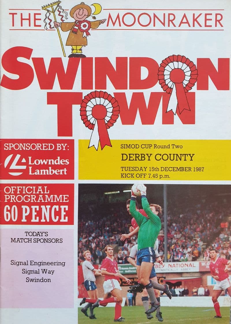 Swindon v Derby, Simod Cup (1987, Dec 15th)