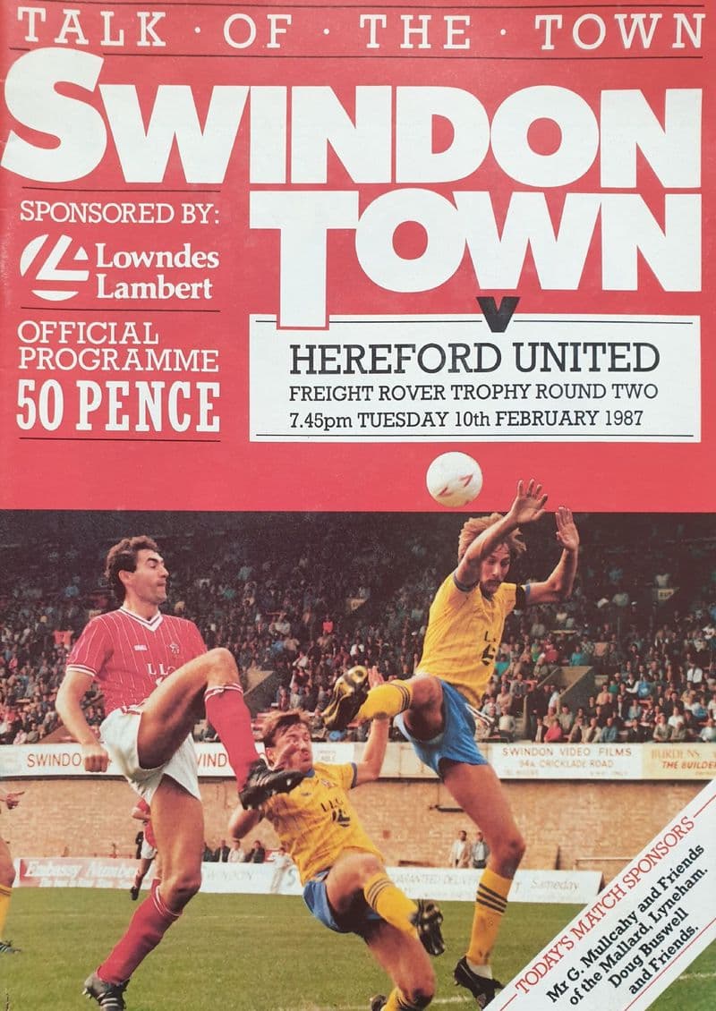 Swindon v Hereford, Freight Rover (1987, Feb 10th)