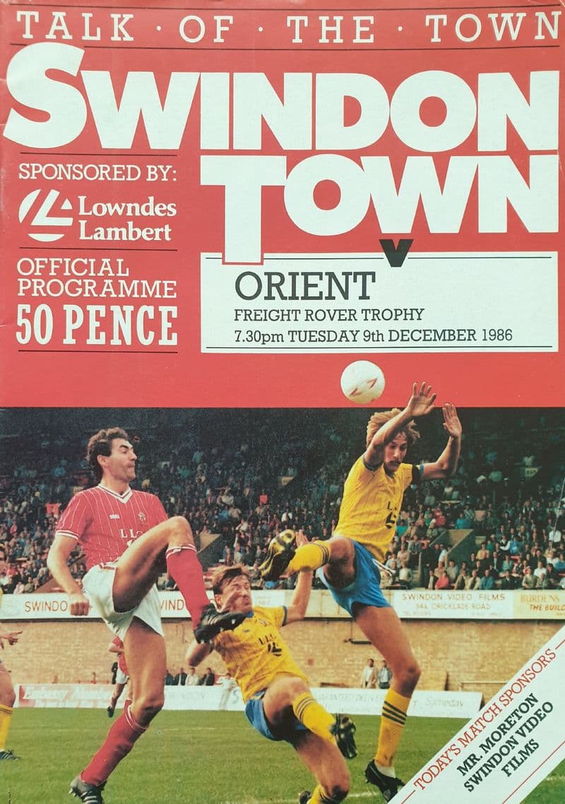 Swindon v Orient, Freight Rover (1986, Dec 9th)