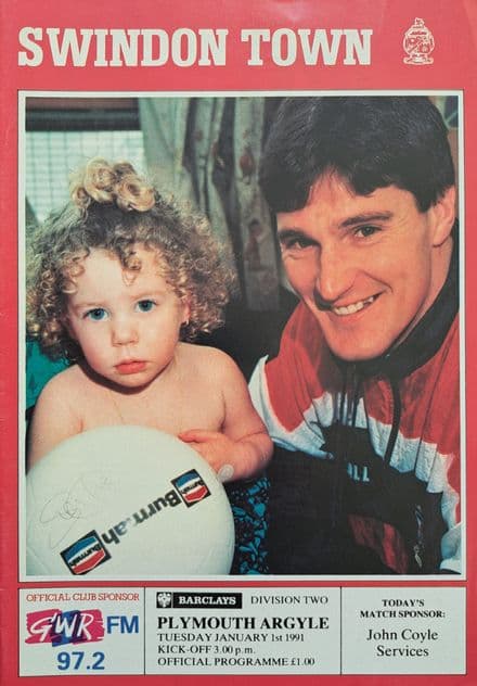 Swindon v Plymouth, Div 2 (1991, Jan 1st)