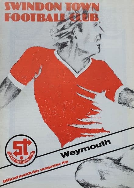 Swindon v Weymouth, FA Cup 1st Rnd (1980, Nov 22nd)