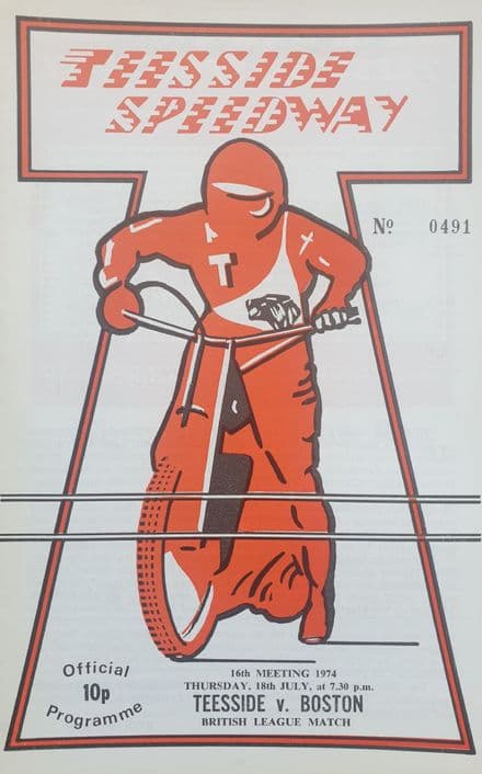 Teesside v Boston (1974, Jul 18th)