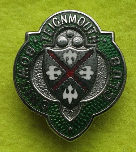 Teignmouth Bowling Club Enamel Pin Badge