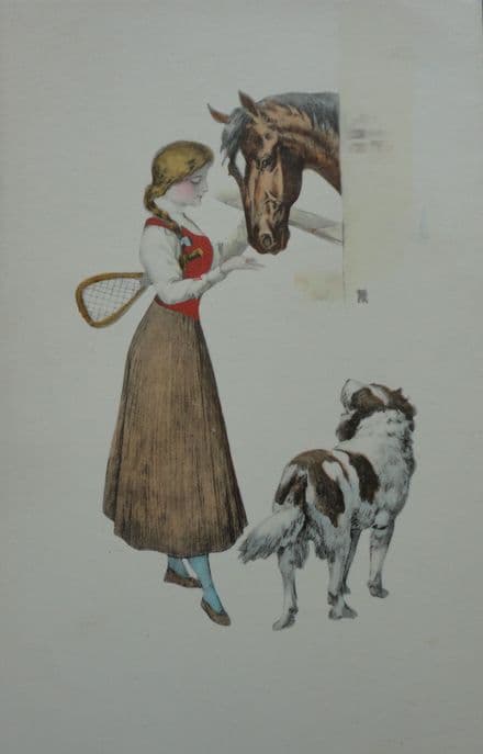 Tennis and Animal Lover Card (Unused)