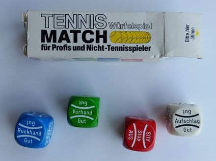 Tennis Match Dice Game