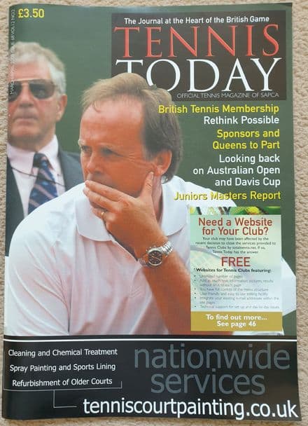 Tennis Today Vol 12 No.2 (2008, Mar/Apr)