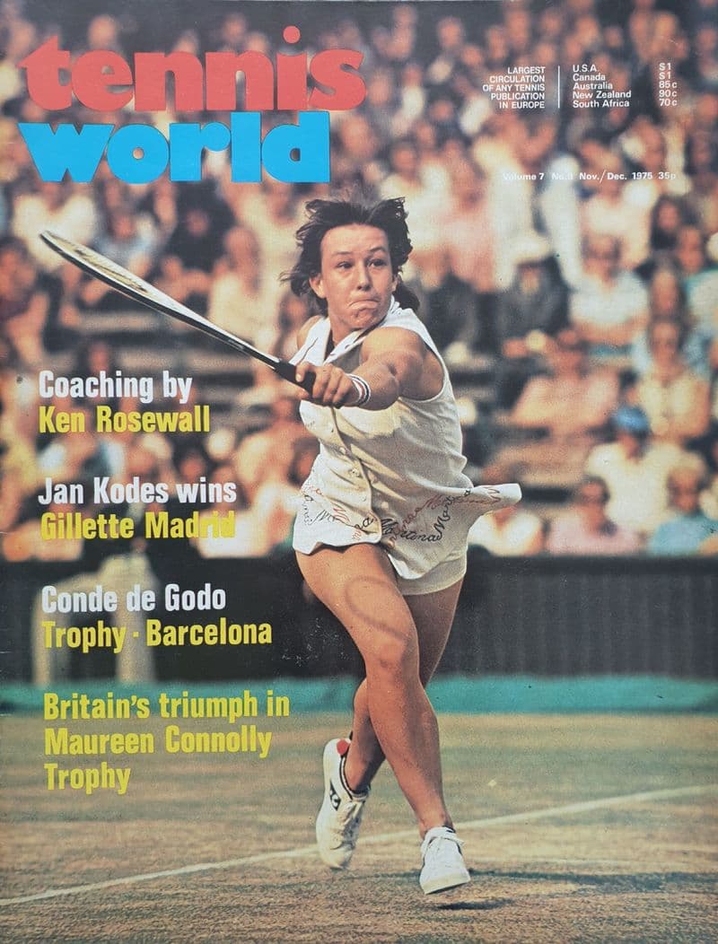 Tennis World (1975 Nov-Dec) Vol 7 No 8