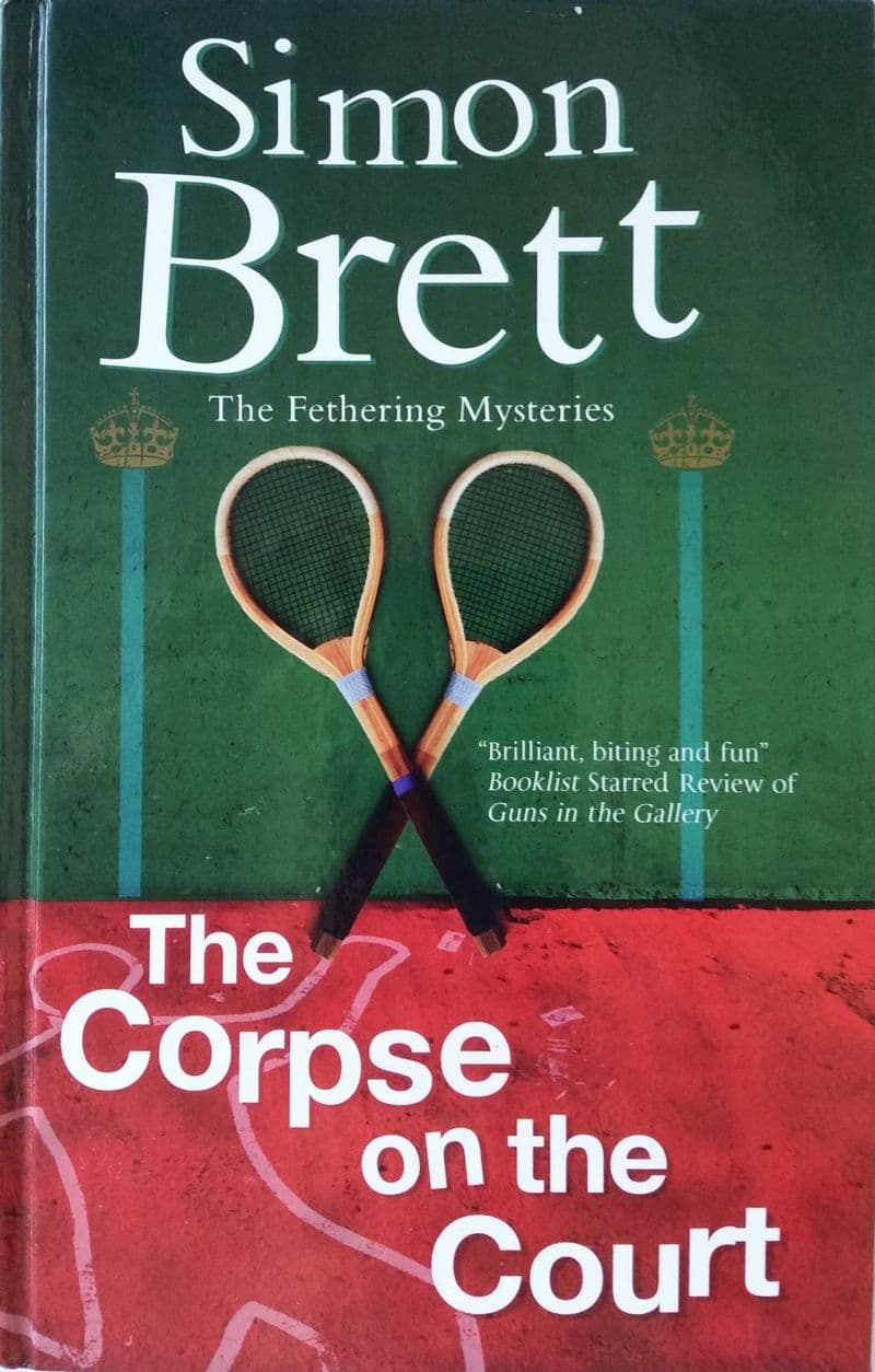The Corpse on the Court (ex-library copy) by Simon Brett